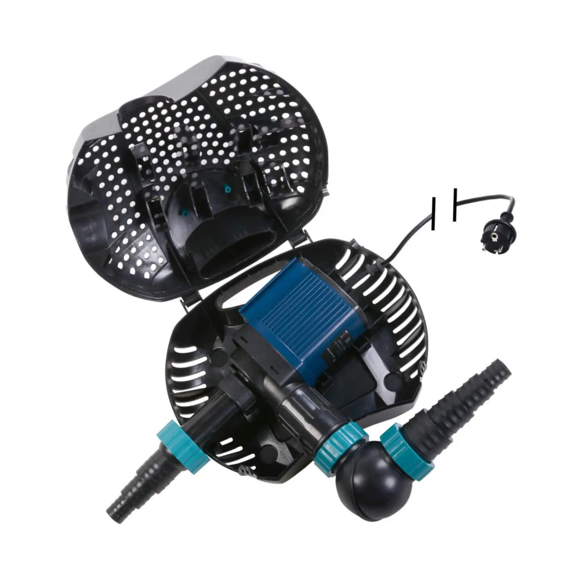 Energiezuinige pomp voor waterval of filterinstallatie