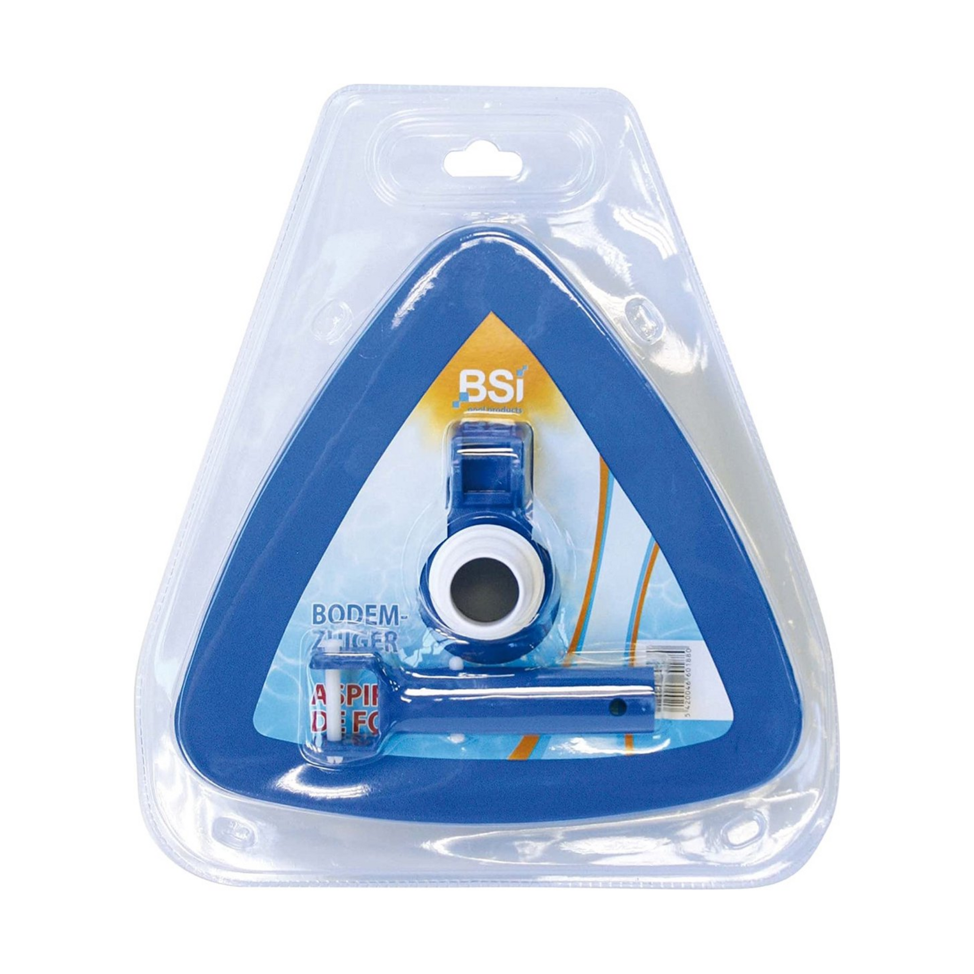 BSI driehoekige bodemzuiger – zwembadstofzuiger met 30 cm zijdes, geschikt voor 32/38 mm slang