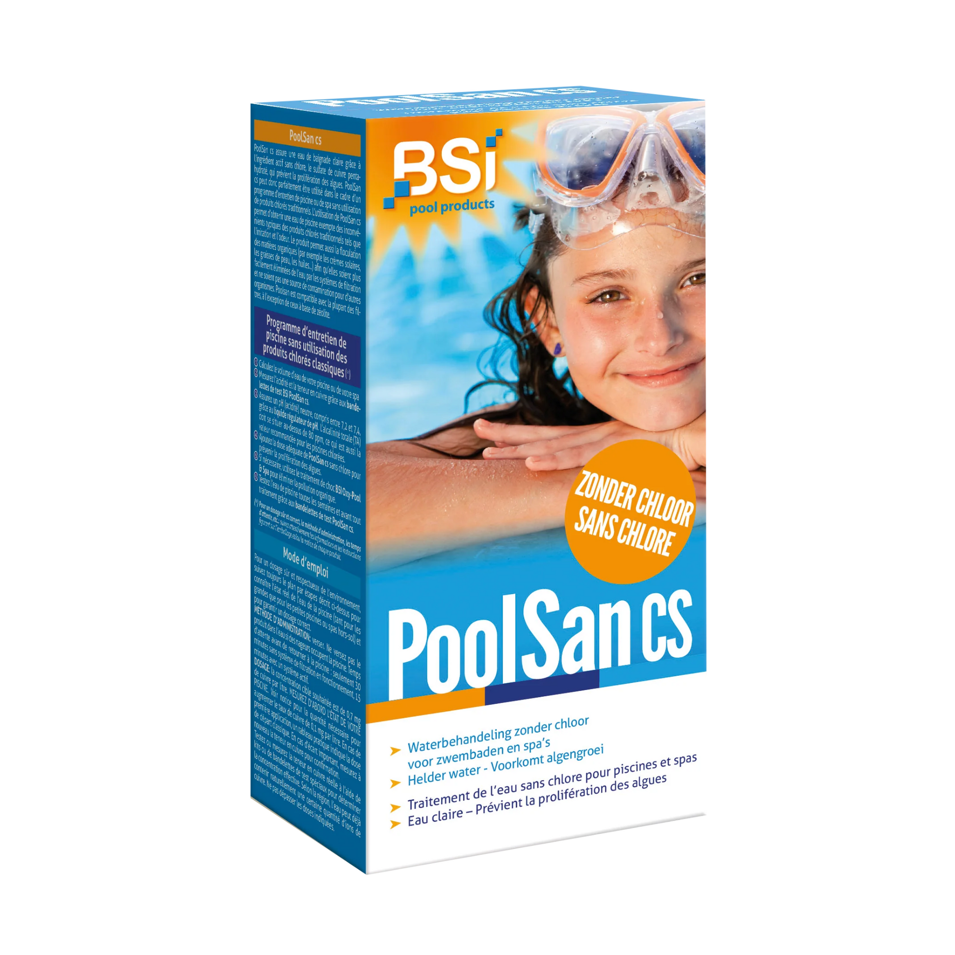 BSI PoolSan CS zwembad en spa behandeling zonder chloor