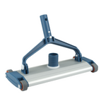 Aluminium zwembadbodemreiniger 450 mm met clipbevestiging voor telescoopsteel en afzuigaansluiting