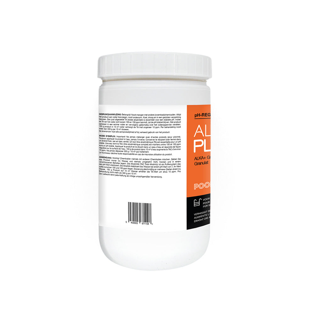 Label Pool-care Alka Plus granulaat 1 kg
