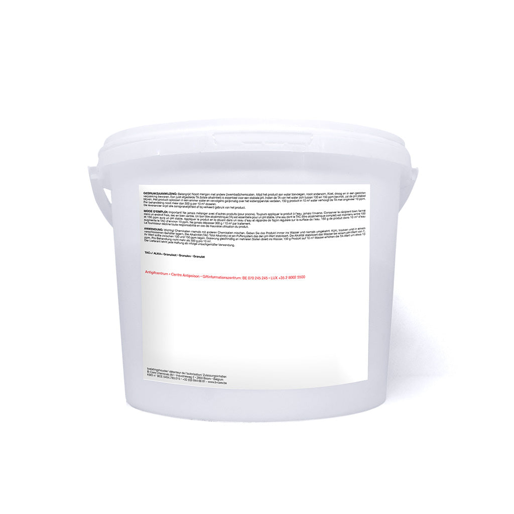 Label Pool-care Alka Plus granulaat 5 kg