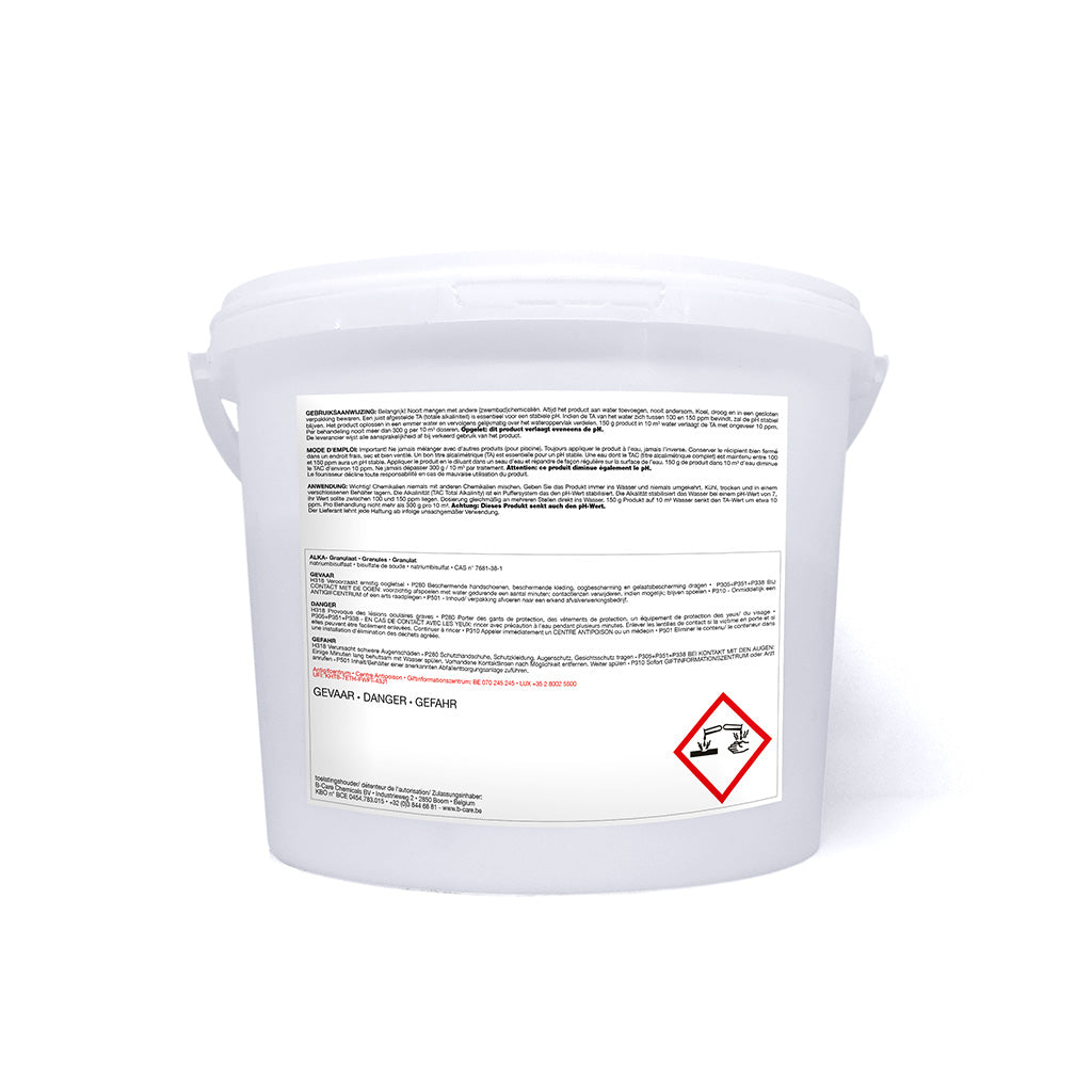 Label Pool-care Alka min granulaat 5 kg