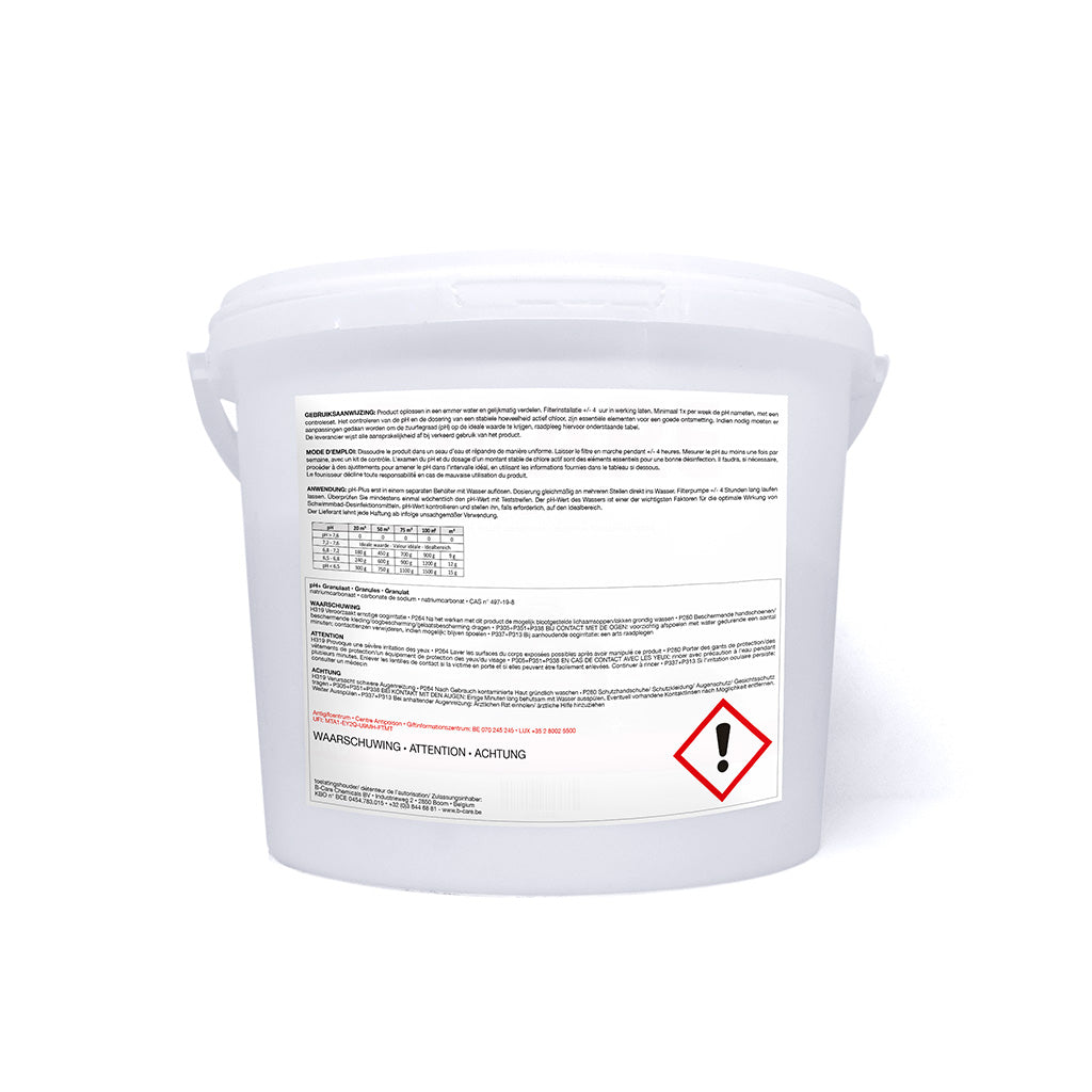 Label Pool-care pH Plus granulaat 5 kg