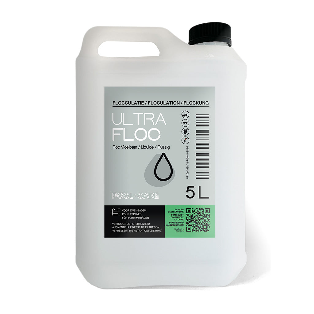 Pool-care Ultra Floc vloeibaar 5 liter verpakking