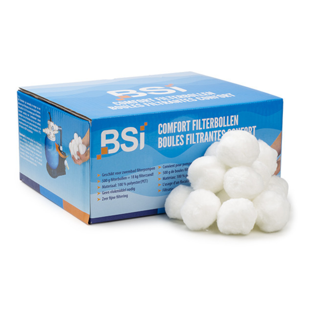 BSI Comfort filterbollen 500 g alternatief voor filterzand