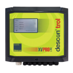 Descontrol-trol XV PRO - waterstofperoxide (CHLOORVRIJ) / pH / t, met stekker en meetkabel. Potentiostatisch - gereguleerde uitvoering. Inclusief datalogger met SD-kaart.