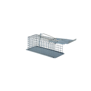 BSI - Diervriendelijke muizenvangkooi - Muizenbestrijding en Rattenbestrijding - Gegalvaniseerde metalen kooi - 14,5x7x9 cm