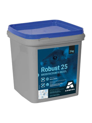 Robust 3kg - Rattengif pasta - Professioneel voor bestrijding van ratten en muizen