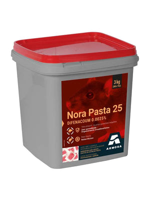 Clac Professioneel rattenvergif Nora Pasta 3kg