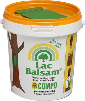 COMPO LacBalsam wondafdekmiddel - kunstmatige korst - voor fruit- en sierbomen - emmertje 1kg