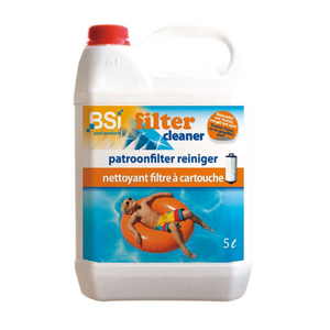BSI Filtercleaner 5L krachtige reiniger tegen vet, kalk en vuil in zwembadfilters