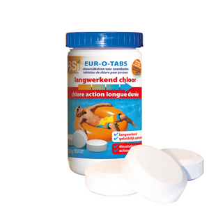 Langwerkend zwembadchloor van BSI – 200g tabletten