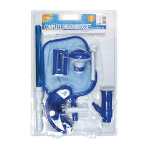 De BSI onderhoudskit biedt alles wat je nodig hebt voor het reinigen en onderhouden van je zwembad of spa