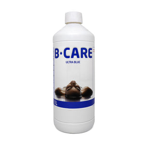 Fles B-care Ultra Blue 1L waterpolisher voor helder spa- en zwembadwater
