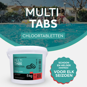 Pool-care Multi Tabs chloortabletten 200 g / 5 kg