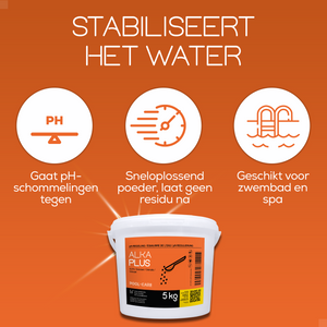 Pool-care Alka Plus granulaat 5 kg - stabiliseert het water