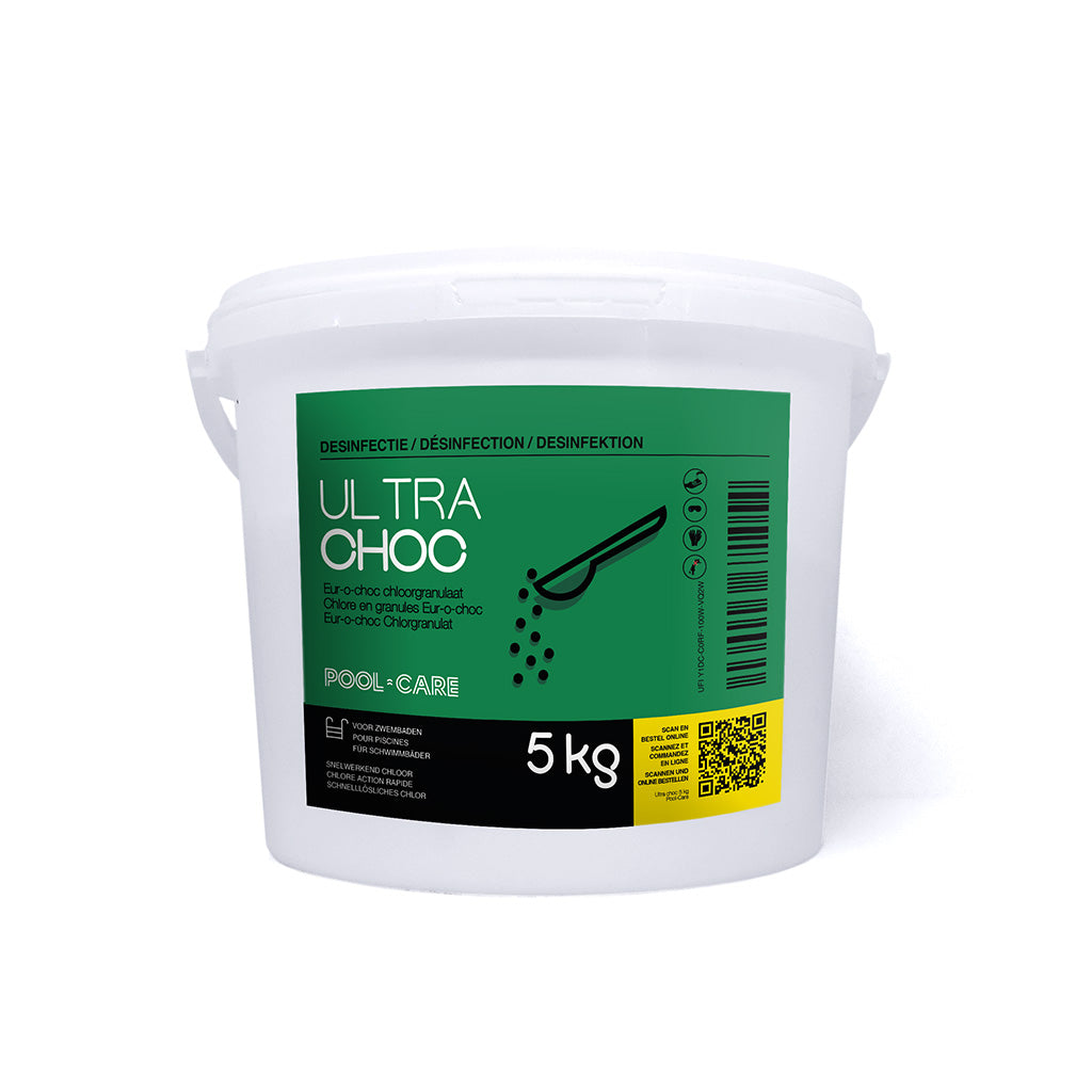 Pool-care Ultra Choc Chloorgranulaat 5 kg - chloorgranulaat voor een onberispelijk schoon en helder zwembad