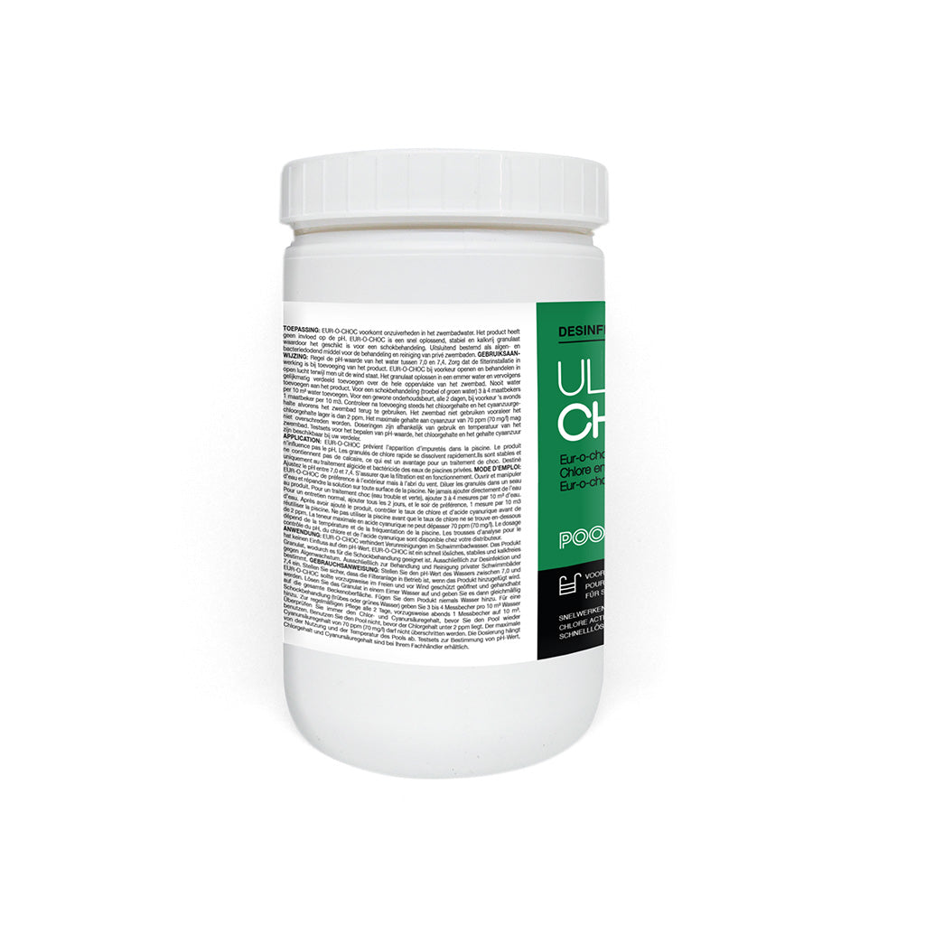 Label Pool-care Ultra Choc chloorgranulaat 1 kg