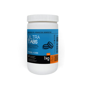 Pool-care Ultra Tabs chloortabletten 200 g / 1 kg - langdurige bescherming tegen algen en bacteriën