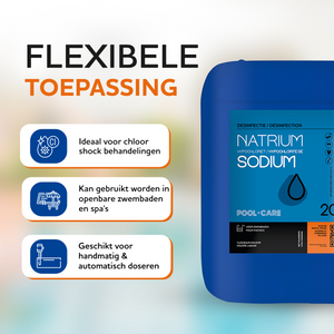 Natriumhypochloriet - flexibele toepassing - informatiefiche