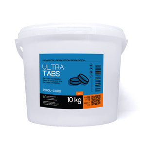 Pool-Care Ultra Tabs chloortabletten verpakking 10 kg