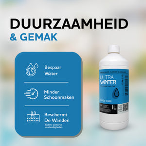 Pool-care Ultra Winter - Bespaar water, minder schoonmaken, beschermt de wanden