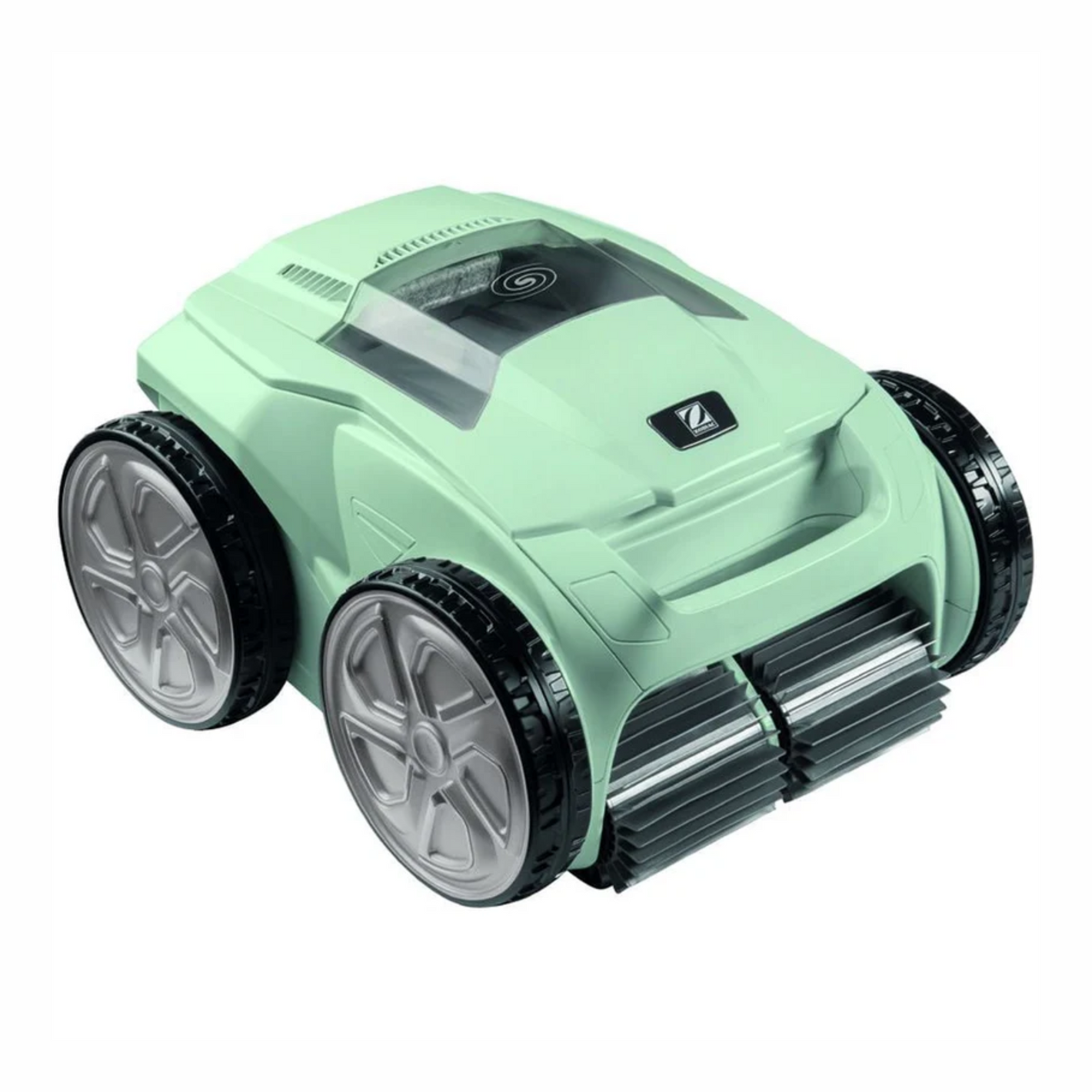 Zodiac Alpha 63 zwembadrobot met brede zuigopening en transportkar voor bio pool, zwemvijver of zwembad
