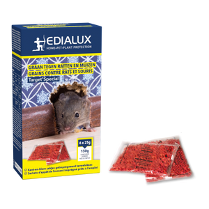Muizen- en rattengif graanlokaas Target Special, 150 g 6 x 25 g