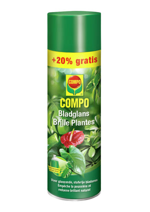 COMPO Bladglans - voor prachtig glanzende bladeren - geen kalkvlekken - preventief effect tegen insecten - spray 600 ml