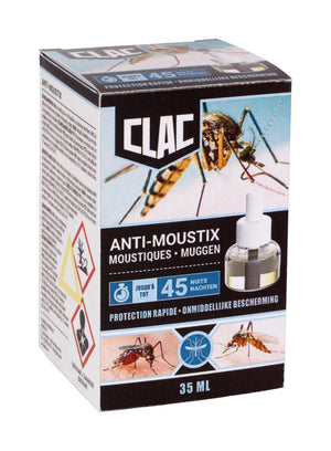 Clac Anti-Moustix 45 nachten - Onmiddelijke bescherming tegen muggen