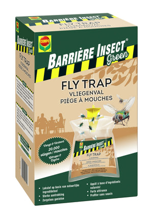 Barrière Insect Green Fly Trap - vangt tot 20.000 vliegen - natuurlijke ingrediënten - 1 stuk