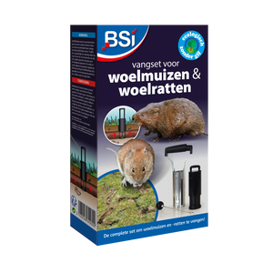 BSI - Woelmuisval met toolkit - Totaalpakket om succesvol woelmuizen,woelratten en mollen te vangen - Muizenbestrijding en Rattenbestrijding