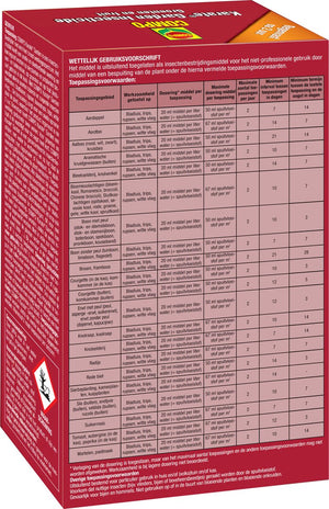 COMPO Karate Garden Groenten & Fruit - insectenbestrijder - concentraat - tegen bijtende en zuigende insecten - snelle werking - doosje 200 ml (min. 148 m²)