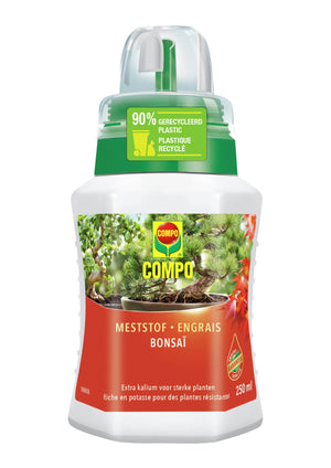 COMPO Vloeibare Meststof Bonsai - voor bonsai binnen en buiten - voor een krachtige en compacte groei - fles 250 ml