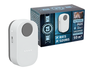 Protecta Ultrasone wering tegen ratten en muizen 50M² - Werkt op Batterij