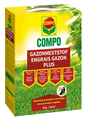 Compo Gazonmeststof plus 3kg