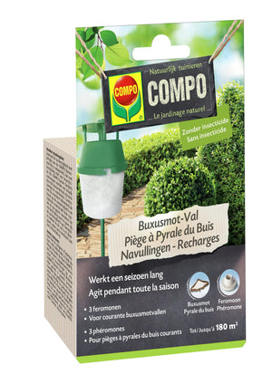 COMPO Buxusmotval Navullingen - feromonen - 3 stuks