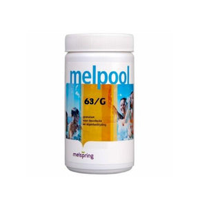Melpool 63G chloorshock 1kg emmer voor zwembadwaterbehandeling