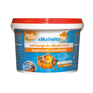 BSI Alkalinity Up poeder om alkaliniteit te verhogen en pH te stabiliseren in zwembad of spa