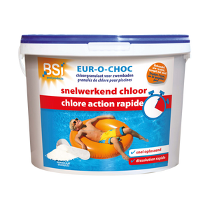 EUR-O-CHOC Chloorgranulaat 10 kg Snelwerkend shock & onderhoud