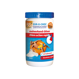 EUR-O-CHOC Chloorgranulaat 1 kg Snelwerkend shock & onderhoud