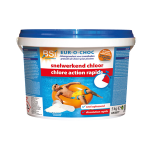 EUR-O-CHOC Chloorgranulaat 5 kg Snelwerkend shock & onderhoud