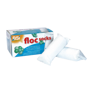Verpakking Floc Socks 8 x 125 g voor zwembad flocculatie