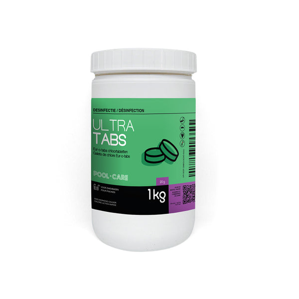 Pool-care Ultra Tabs snelwerkende chloortabletten 20 g / 1 kg