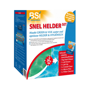 BSI Snel Helder Set Complete oplossing voor helder zwembadwater