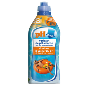 Ph down liquid 1L Verlaag de pH-waarde van je zwembad of spa