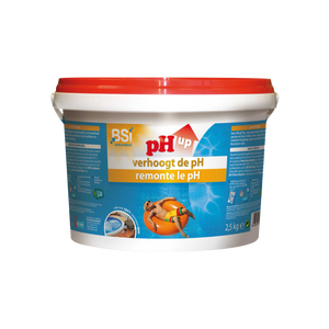 pH Up Poeder 2,5 kg Verhoog de pH-waarde van je zwembad of spa